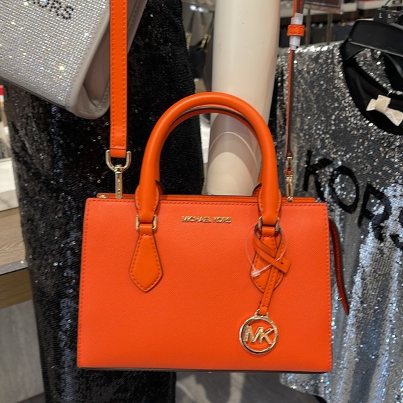 MICHAEL KORS
Sheila Small Faux Saffiano Leather Satchel
Poppy 
NWT - Picture 10 of 16